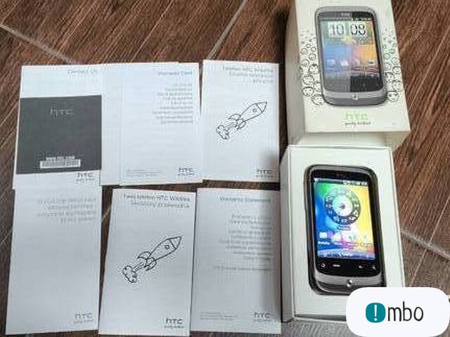 HTC Wildfire (A3333) - stan bardzo dobry, oryginalny komplet - 1