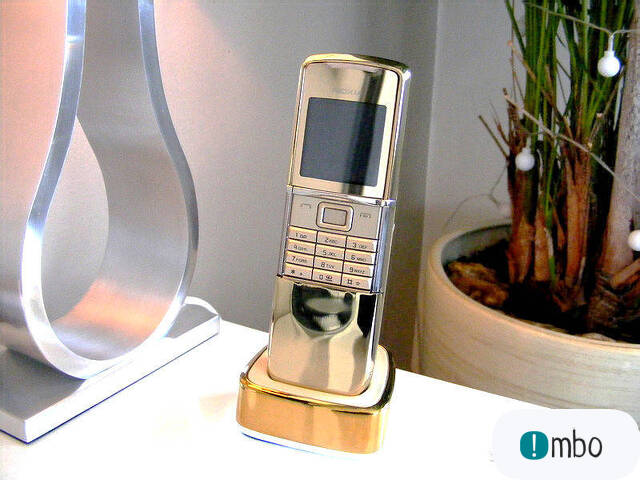 Telefon Nokia 8800 Sirocco Gold 18k (ochrona rozmów, polskie menu, ideał) - 1